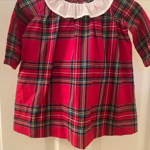 Hope and Henry Plaid Holiday Dress Size 6-9 Months - Picture 3 of 5